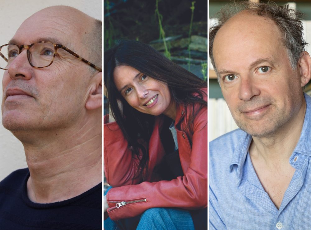 Laurent Mauvignier (©DR) - Christine Montalbetti (©Hélène Bamberger)- Denis Podalydès (©Francesca Mantovani)
